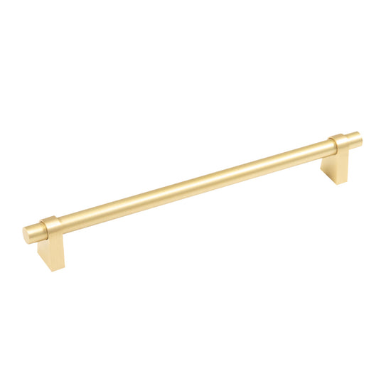 LORETO BAR PULL 224MM BRUSHED MATT BRASS in Brushed Matt Brass