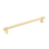 LORETO BAR PULL 224MM BRUSHED MATT BRASS in Brushed Matt Brass