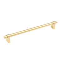 LORETO BAR PULL 224MM BRUSHED MATT BRASS in Brushed Matt Brass