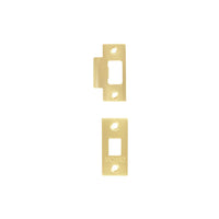 Momo tubular latch accessories set with screws, including latch plate and fasteners, for door hardware installation.