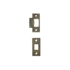 Momo tubular latch accessories set with screws, including latch plate and strike plate, for door hardware installation.