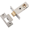 Tube Latch Split Cam 'T' Striker Satin Nickel Backset 45mm in Satin Nickel