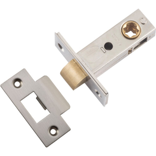 Tube Latch Split Cam 'T' Striker Satin Nickel Backset 45mm in Satin Nickel