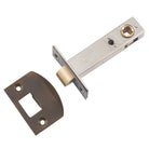 Tube Latch Split Cam Hard Sprung 'D' Striker Antique Brass Backset 70mm in Antique Brass