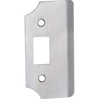 Rebate Kit Universal Extension Plate Satin Chrome H88xW45mm in Satin Chrome
