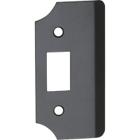 Rebate Kit Universal Extension Plate Matt Black H88xW45mm in Matt Black