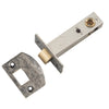 Tube Latch Split Cam 'D' Striker Rumbled Nickel Backset 70mm in Rumbled Nickel