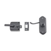 Screen Door Latch Left Hand External Matt Black H98xW36mm P40mm in Matt Black
