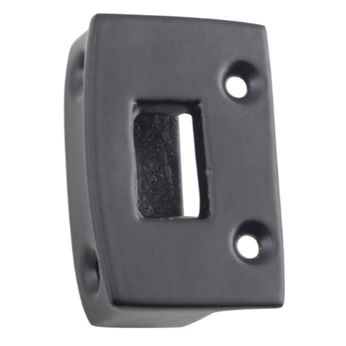 Screen Door Latch Box Keeper Matt Black H43xW28mm in Matt Black