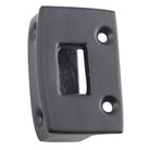 Screen Door Latch Box Keeper Matt Black H43xW28mm in Matt Black