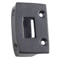 Screen Door Latch Box Keeper Matt Black H43xW28mm in Matt Black