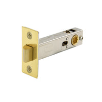 70mm Tubular Latch (92mm Case)~ in Polished Brass