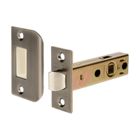 Tubular Latch, 60mm Backset in Graphite Nickel