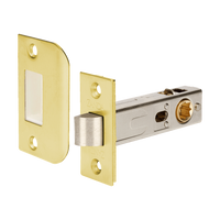 Tubular Latch, 60mm Backset in Satin Brass