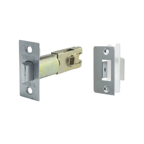 Tubular Latch, 60mm Backset in Satin Stainless