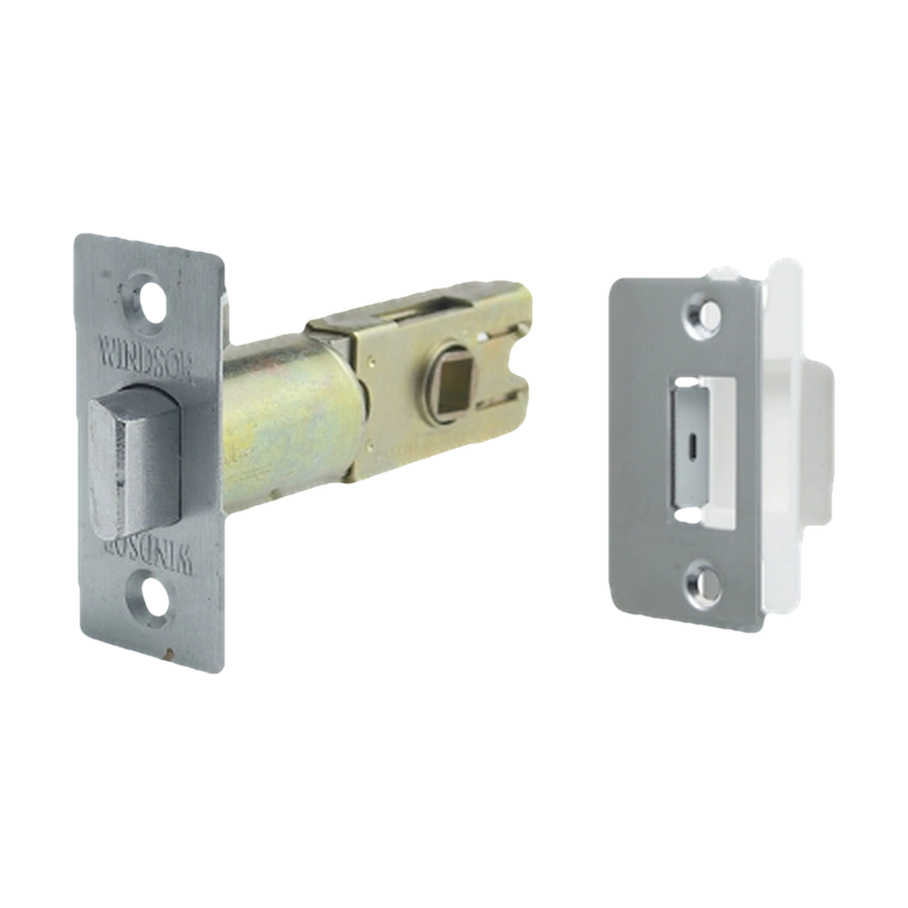 Tubular Latch, 60mm Backset in Satin Stainless