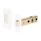 Tubular Latch, 60mm Backset in White