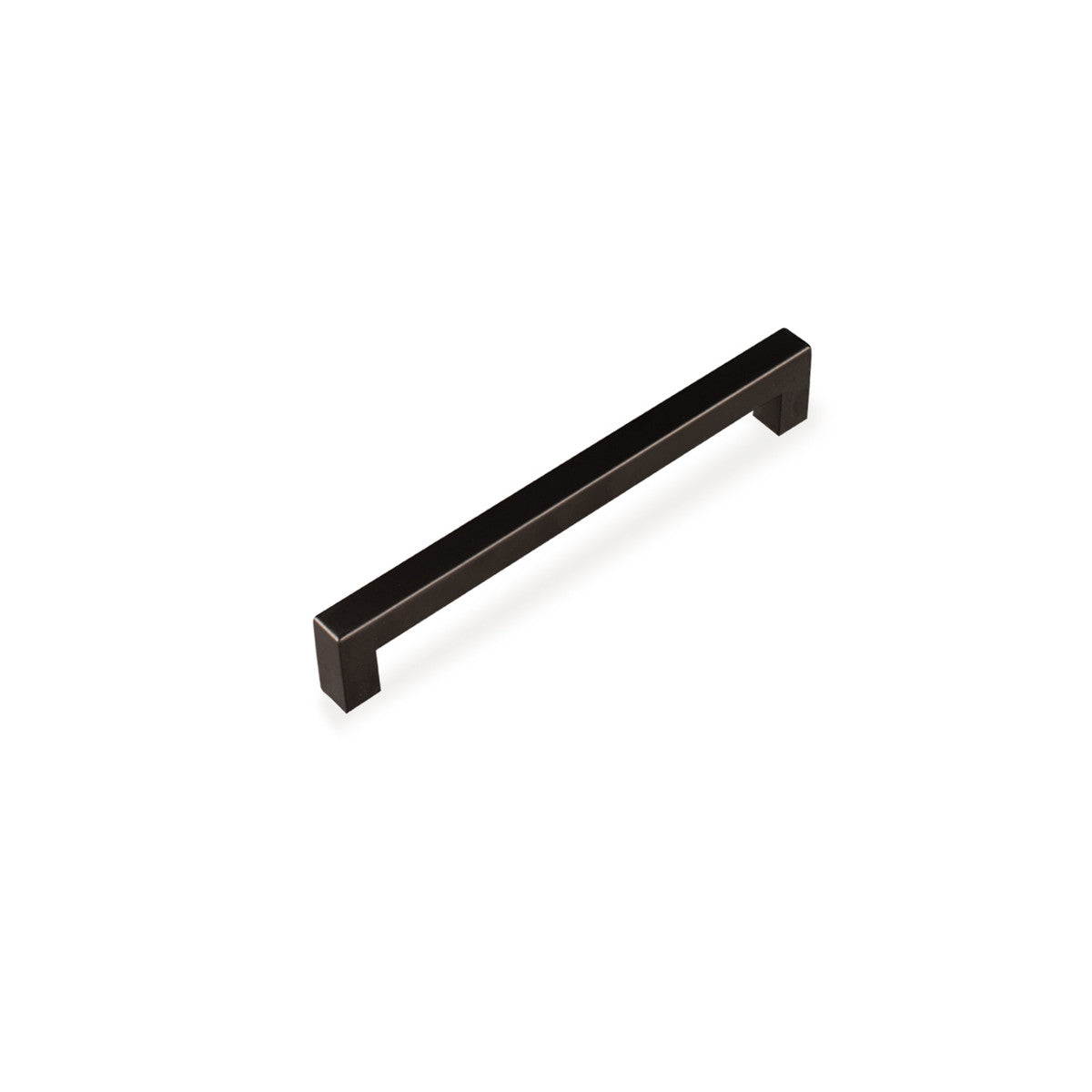 Momo LIBERTY cabinet pull handle in matte black finish, sleek modern hardware for kitchen or bathroom cabinets.