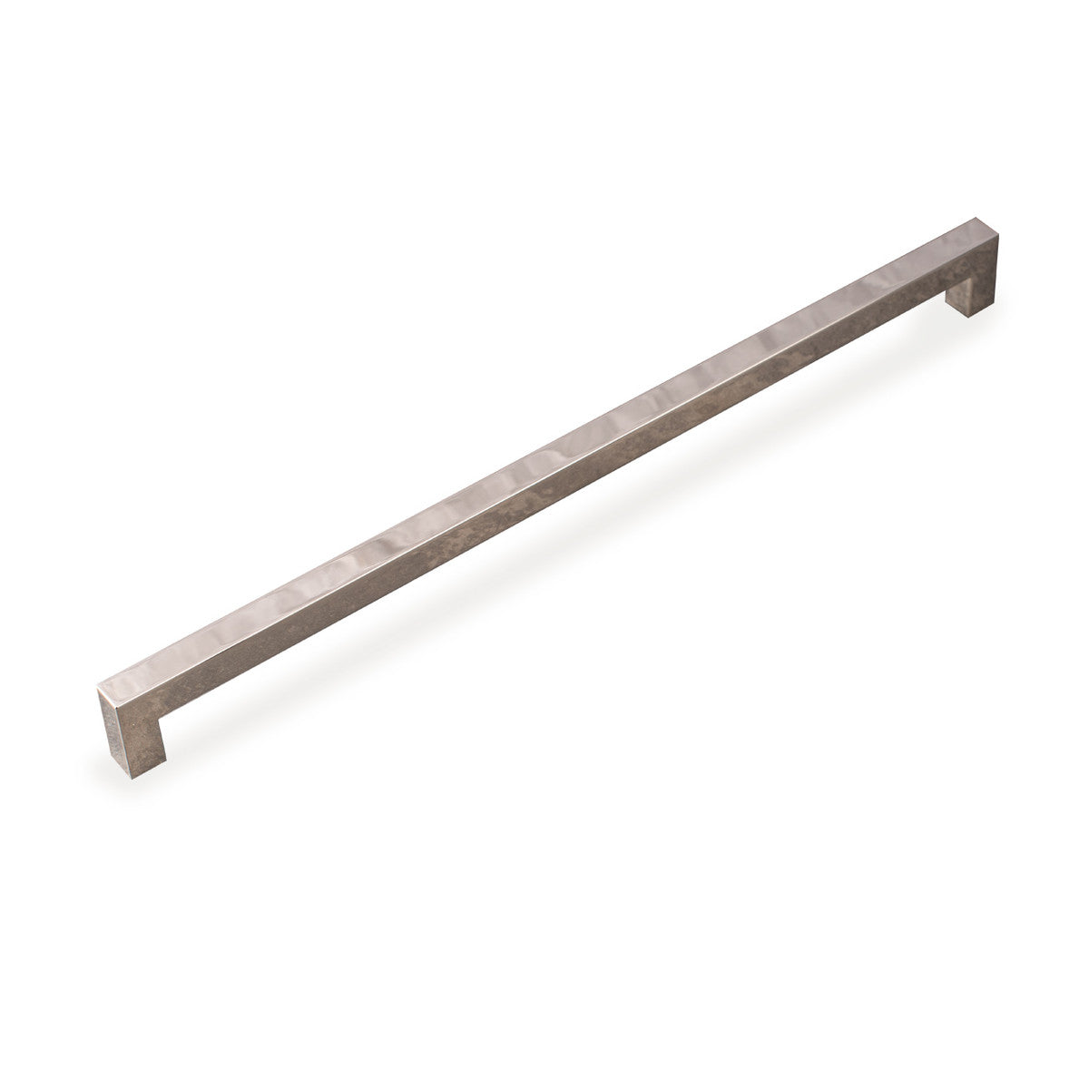Momo LIBERTY cabinet pull handle in brushed nickel finish, featuring sleek modern design for kitchen or furniture drawers.