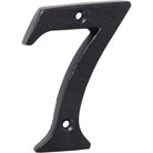 Numeral 7 Iron Matt Black H75mm in Iron Matt Black