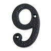 Numeral 9 Iron Matt Black H75mm in Iron Matt Black