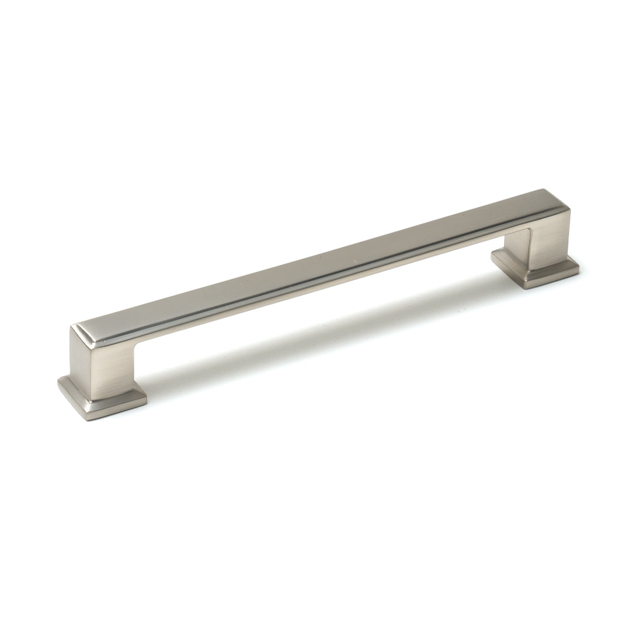 Momo LUCCA cabinet pull handle in dark bronze finish, featuring a sleek, modern design for kitchen or furniture drawers.