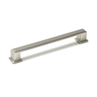 Momo LUCCA cabinet pull handle in dark bronze finish, featuring a sleek, modern design for kitchen or furniture drawers.