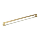 Momo LUCCA cabinet pull handle in black finish, featuring sleek modern design and sturdy metal construction for furniture drawers.