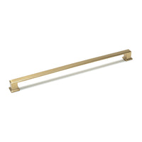 Momo LUCCA cabinet pull handle in black finish, featuring sleek modern design and sturdy metal construction for furniture drawers.