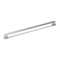 Momo LUCCA cabinet pull handle in dark bronze finish with sleek, modern design for kitchen or furniture drawers.