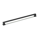 Momo LUCCA cabinet pull handle in matte black finish, sleek and modern hardware for kitchen or furniture drawers.
