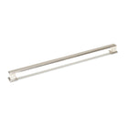 Momo LUCCA cabinet pull handle in polished nickel finish, showcasing a sleek, modern design for kitchen or furniture drawers.