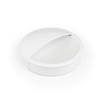 Momo LIDD Flush Pull in white finish showing sleek, modern hardware design for cabinetry or furniture installation