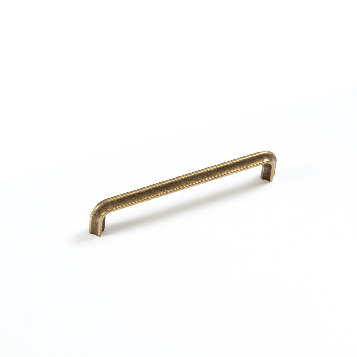 Momo LUMI cabinet pull handle in brushed aluminum finish, stylish and modern hardware for kitchen or furniture cabinets.