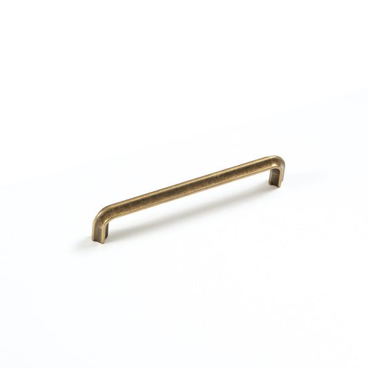 LUMI D HANDLE 160MM ANTIQUE BRASS in Antique Brass