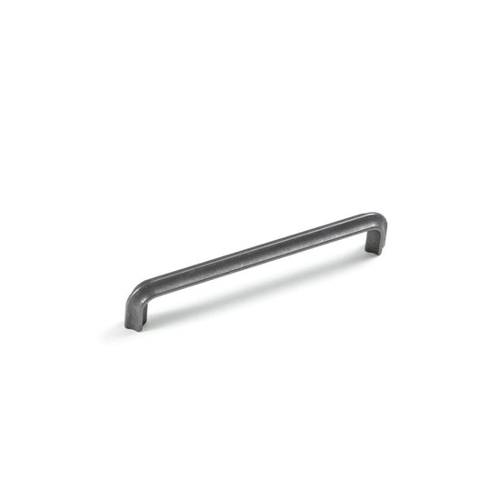 LUMI D HANDLE 160MM ANTIQUE PEWTER in Antique Pewter