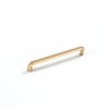 LUMI D HANDLE 160MM SATIN BRASS in Satin Brass
