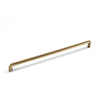 Momo LUMI cabinet pull handle in brushed aluminum finish, sleek modern design for kitchen or bathroom cabinetry.