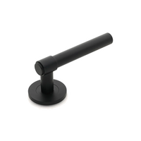 Coast Lever - Passage Set 316SS inc. Latch - Matt Black in Matt Black
