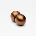 Lo & Co Interiors Sphere Passage Set featuring sleek, modern door hardware with polished metal finish for contemporary home decor.