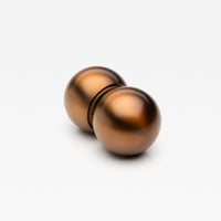 Lo & Co Interiors Sphere Passage Set featuring sleek, modern door hardware with polished metal finish for contemporary home decor.