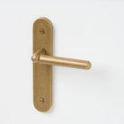 Tubby Lever Tumbled Brass in Tumbled Brass