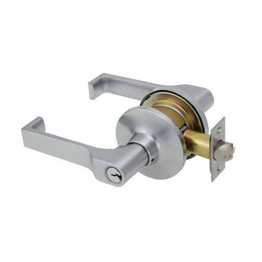 KEY IN LEVER AS1428.1 STOREROOM SET ADJUSTABLE 60/70MM TP in Brushed Satin Chrome