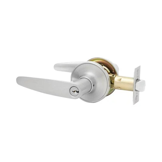YL1 FOCUS LEVER ENTRANCE SET DP in Satin Chrome