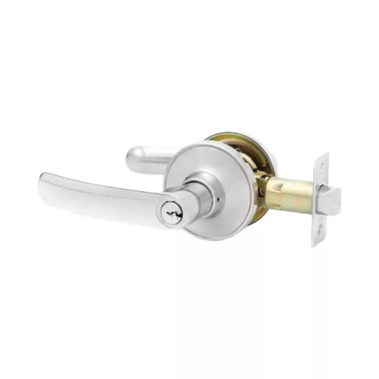 YL2 FLAIR LEVER ENTRANCE SET DP in Satin Chrome