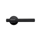 Momo Belgravia knurled lever handle in a close-up view showing textured metal surface and sleek modern design.