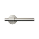 Momo BELGRAVIA plain lever handle in dark bronze finish, showing sleek metal design for interior door hardware.
