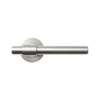 Momo BELGRAVIA plain lever handle in dark bronze finish, showing sleek metal design for interior door hardware.