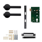 Momo Bellevue knurled lever handle with textured grip, designed for automotive interior control.