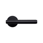 Momo Bellevue plain lever handle with sleek design, featuring a polished metal finish and ergonomic handle for doors.